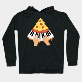 pizza and piano Hoodie